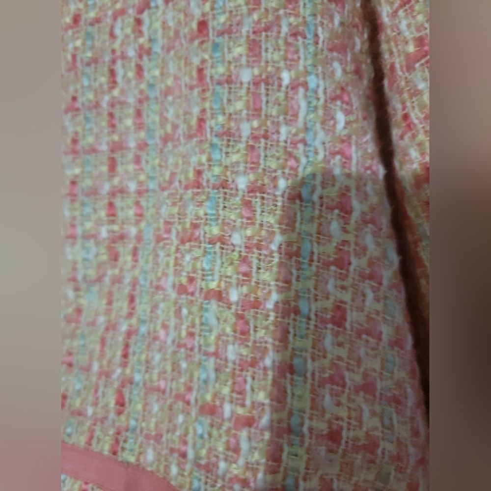 Madison Studio Pink Blazer Structured Knit Jacket - Picture 6 of 7